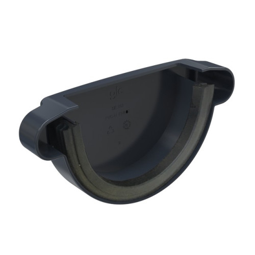 Заглушка GLC PVC 152мм RAL 7024 (серый)