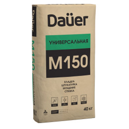 Кладочная смесь цементная Dauer универсальная М150 серый 40кг
