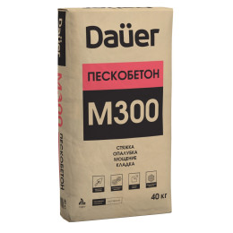 Пескобетон Dauer песок крупная фракция М300 40кг