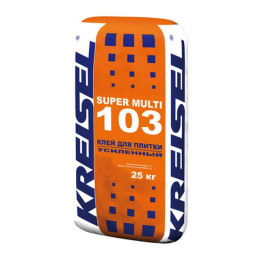 Клей Kreisel 103 SUPER MULTI усиленный для плитки серый 25кг