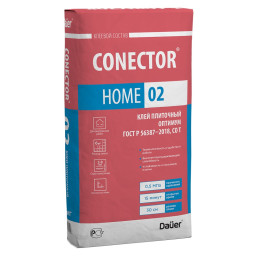 Клей Dauer CONECTOR HOME 02 Оптимум для плитки серый 25кг