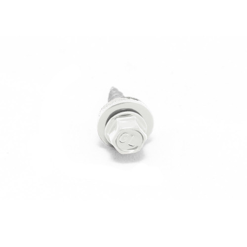 Саморез кровельный (острый) дерево/металл Grand Line Pro 4,8*19мм RAL 9003 (белый) 250шт/упак