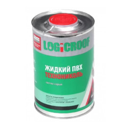 Жидкий ПВХ серый, 1л ТехноНИКОЛЬ