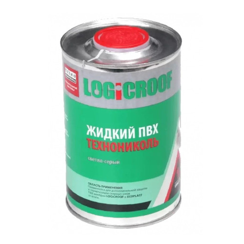 Жидкий ПВХ серый, 1л ТехноНИКОЛЬ