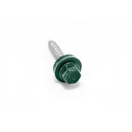 Саморез кровельный (острый) дерево/металл Grand Line Pro 4,8*29мм RAL 6005 (зеленый) 250шт/упак