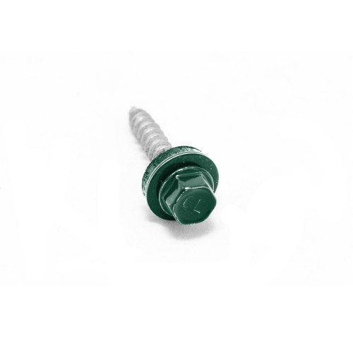Саморез кровельный (острый) дерево/металл Grand Line Pro 4,8*29мм RAL 6005 (зеленый) 250шт/упак