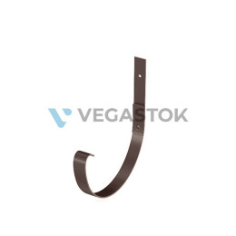 Держатель желоба/ кронштейн короткий VEGAStyle 125мм Порошковый окрас RAL 8017 (коричневый)