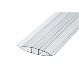 Профиль 4мм 6м соединительный неразъемный НР4 прозрачный