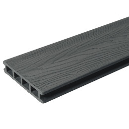 Террасная доска CM Decking Vintage пустотелая дерево ребристая Эбен 140х 25мм