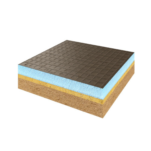 Ruspanel PПГ Comfort + 26 XPS 10мм + ДВП 12мм + мембрана 4мм + арм. слой с 1-й стороны 1250*595*26
