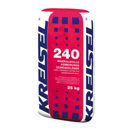 Клей Kreisel 240 MINERALWOLLE-ARMIERUNGS-GEWEBEKLEBER для утеплителя 25кг