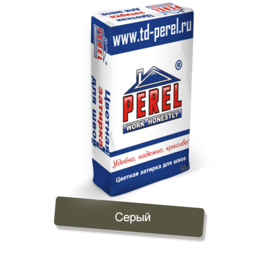 Затирка цементная Perel зима RL серая 5410 25кг позиция под заказ