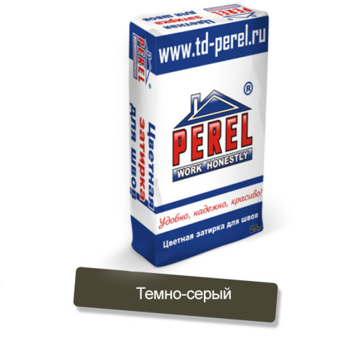 Затирка цементная Perel зима RL темно-серая 5415 25кг позиция под заказ
