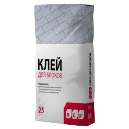 Клей для блоков 25кг ЛСР летний