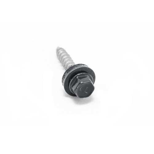 Саморез кровельный (острый) дерево/металл Grand Line Pro 4,8*29мм RAL 7024 (серый) 250шт/упак