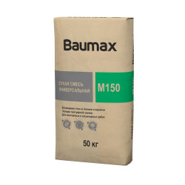 Кладочная смесь цементная Baumax универсальная М150 серый 50кг