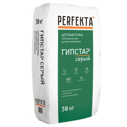 Штукатурка гипсовая Perfekta Гипстар Серая серый 30кг